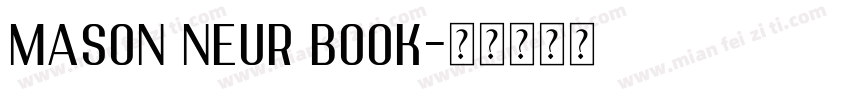 mason neur book字体转换